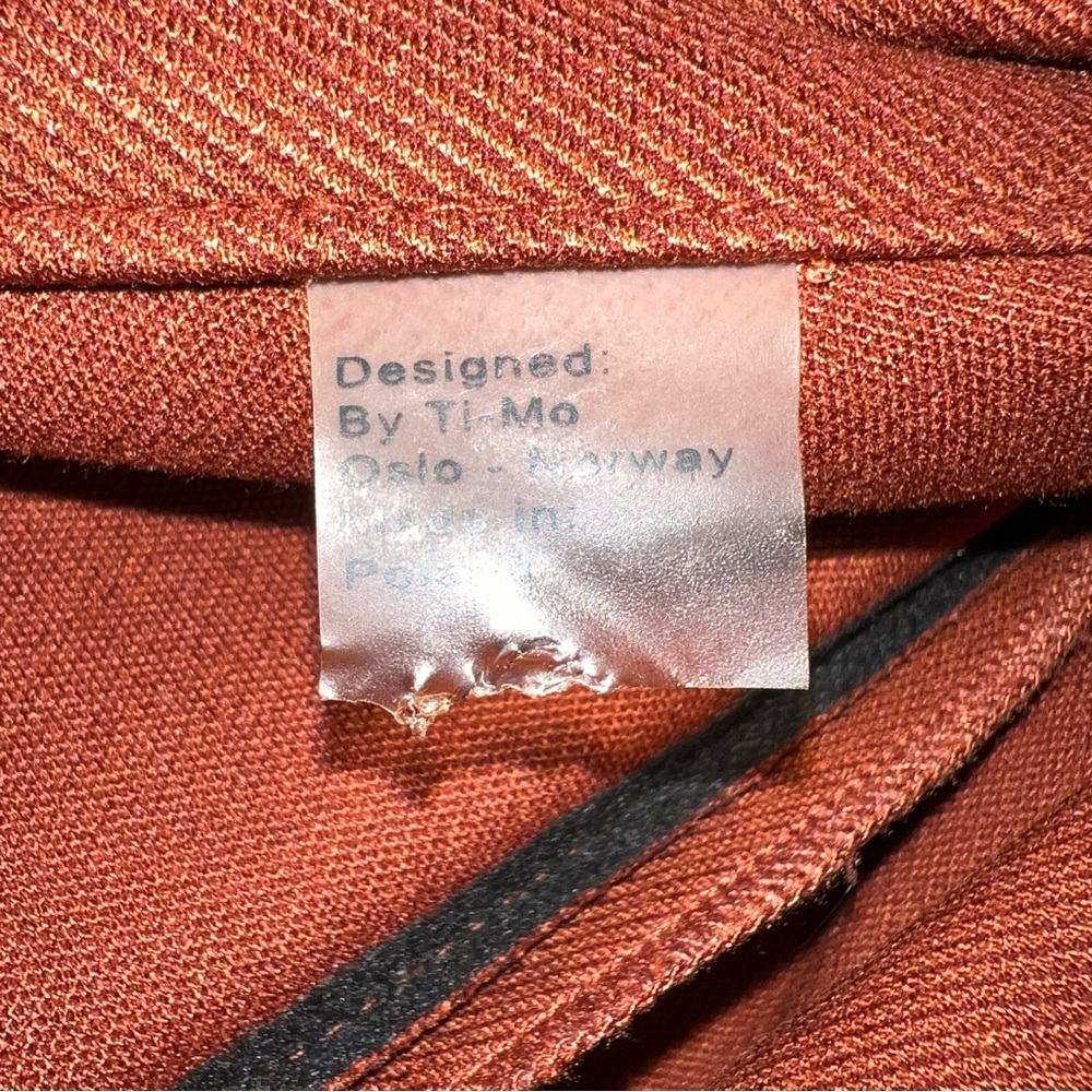 By TiMo Rust Orange Wide Leg Trousers Pants XS - Picture 6 of 8